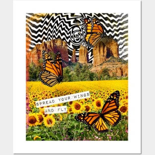 Spread Your Wings and Butterfly Posters and Art